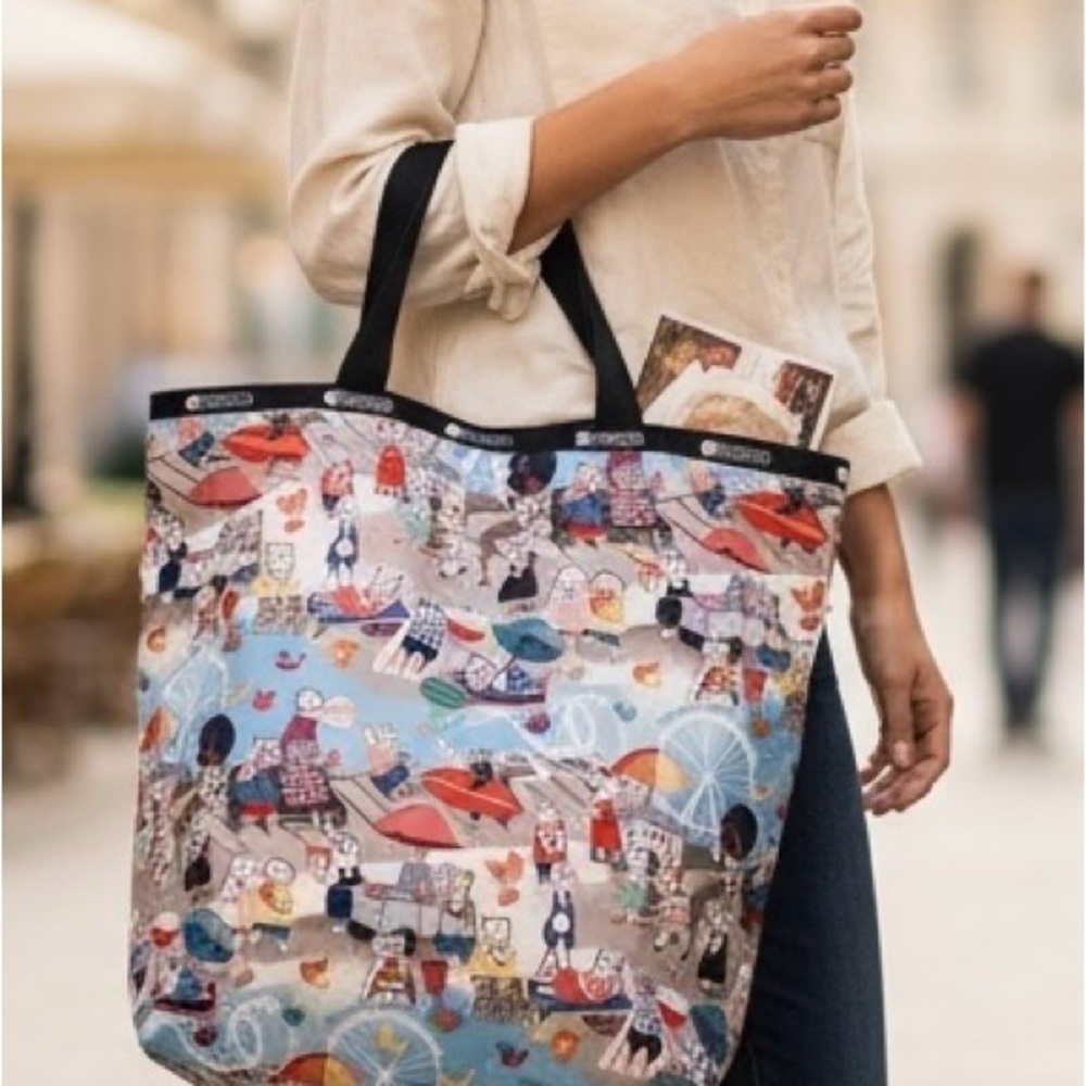 Lesportsac Womens Medium Cat Lovers Tote Bag - Picture 2 of 12